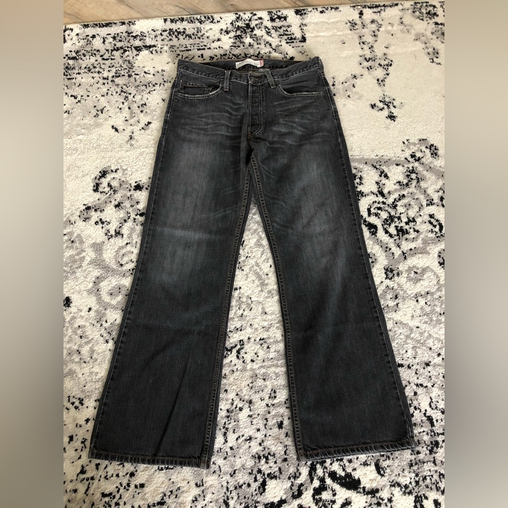 levis greywash bootcut jeans could be womens or mens